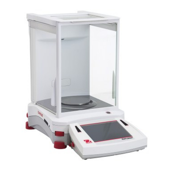 OHAUS EX124 Manual Del Usuario