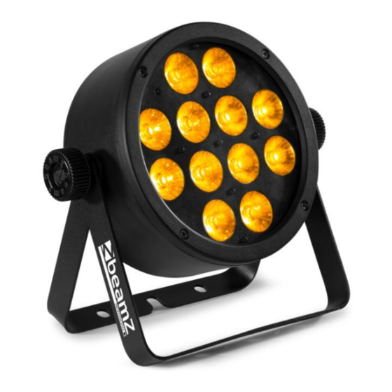 Beamz professional BAC306 ProPar 12x12W Manual De Instrucciones