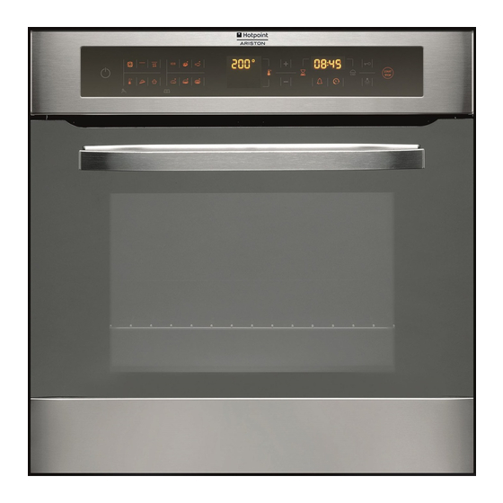 Hotpoint Ariston FH 103 0 IX/HA Manual De Instrucciones