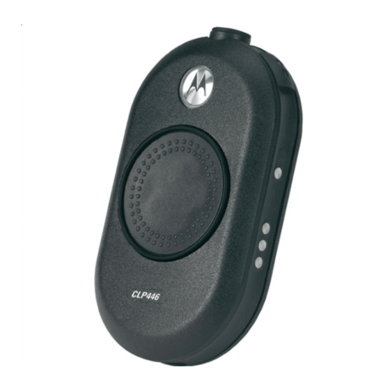 Motorola CLP Serie Guia Del Usuario