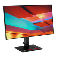 Lenovo ThinkVision P27h-20 61E9 Guia Del Usuario