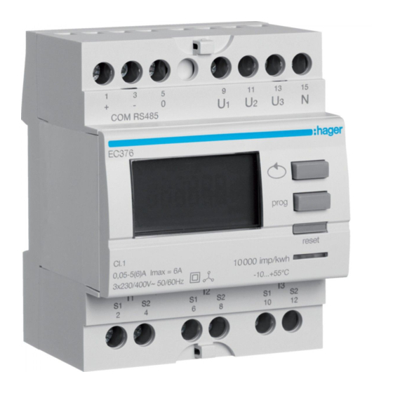 hager EC376 Guia De Inicio Rapido
