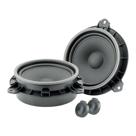Focal IC TOY 165 Manual De Uso