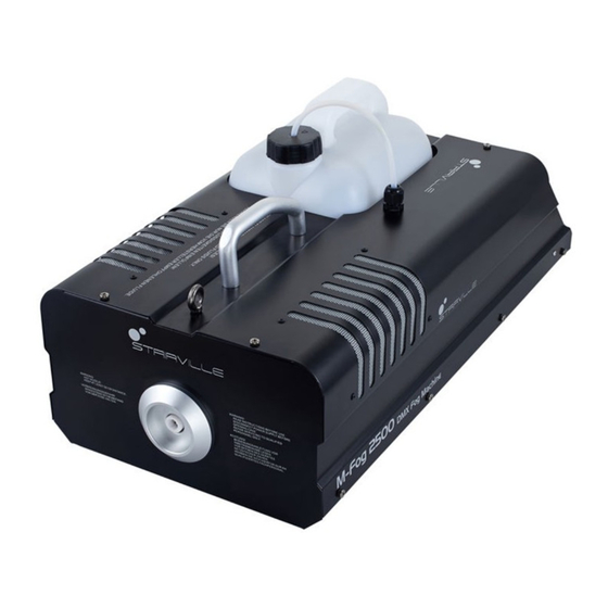 thomann Stairville M-Fog 1000 Manual De Instrucciones