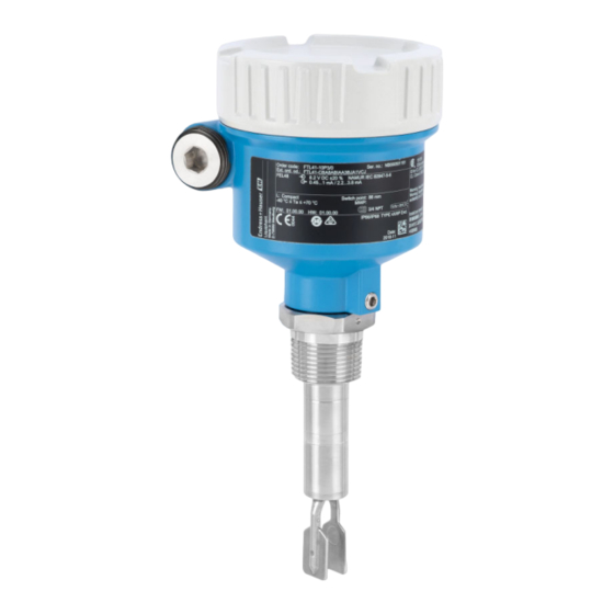 Endress+Hauser Liquiphant FTL41 Manual De Instrucciones