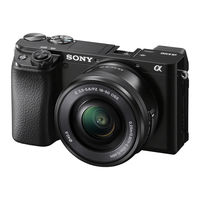 Sony Alpha 6100 Guía De Inicio