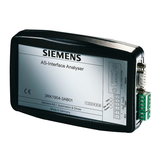Siemens 3RK1904-3AB01 Instructivo