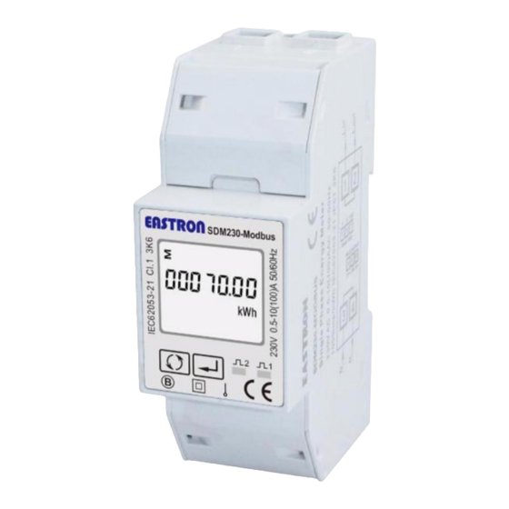 Eastron SDM230-Modbus Manual De Usuario