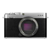 FujiFilm X-E4 Manual Del Propietário