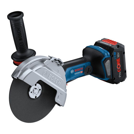 Bosch GWS 18V-180 PC Professional Manual Original