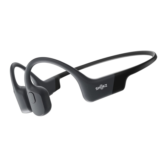 shokz OpenRun S803 Guía De Usuario