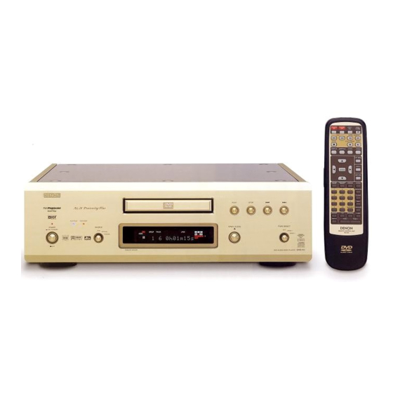 Denon DVD-A1 Instrucciones De Operación