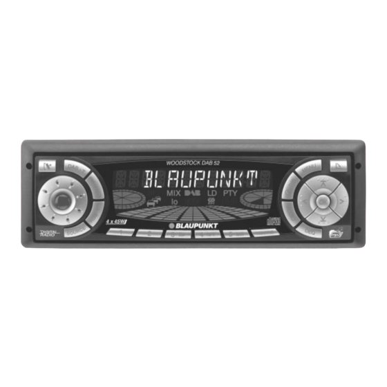 Blaupunkt Woodstock DAB52 Instrucciones De Manejo
