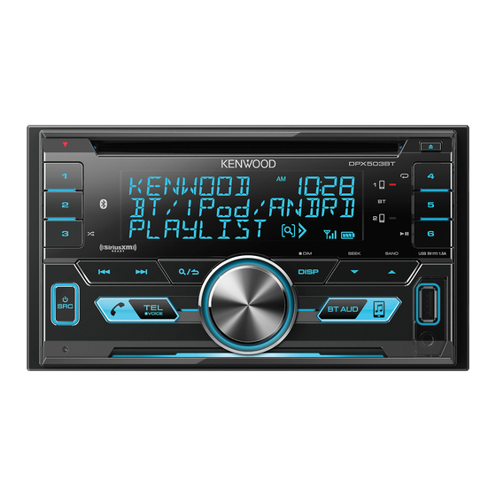 Kenwood DPX793BH Manual De Instrucciones