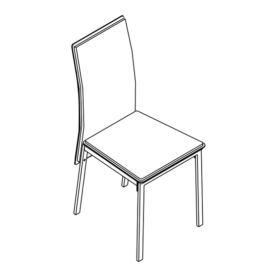 CONFORAMA JEFF CHAIR CK7276 Instrucciones De Montaje