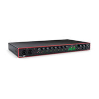Focusrite Scarlett 18i20 Guia Del Usuario