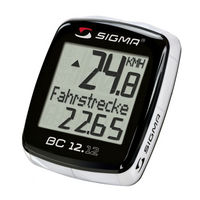 Sigma BC 12.12 STS Manual De Instrucciones