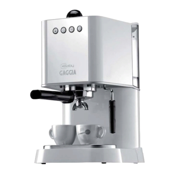 Gaggia Baby Serie Instrucciones De Uso