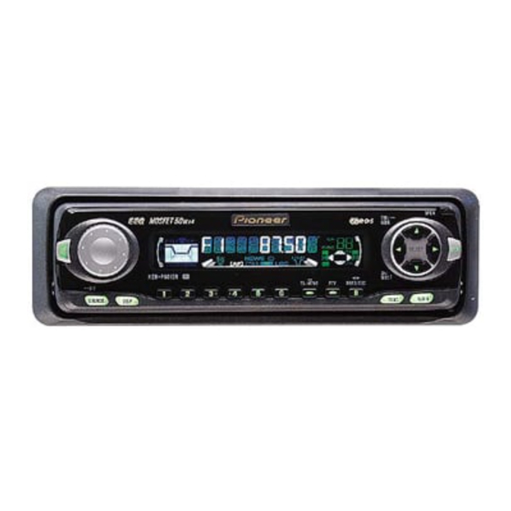 Pioneer KEH-P6010R Manual De Operación
