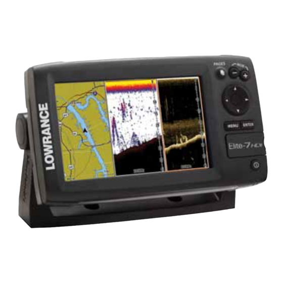 Lowrance Elite-7 Combo Manuales