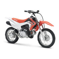 Honda CRF110F Manual Del Propietário