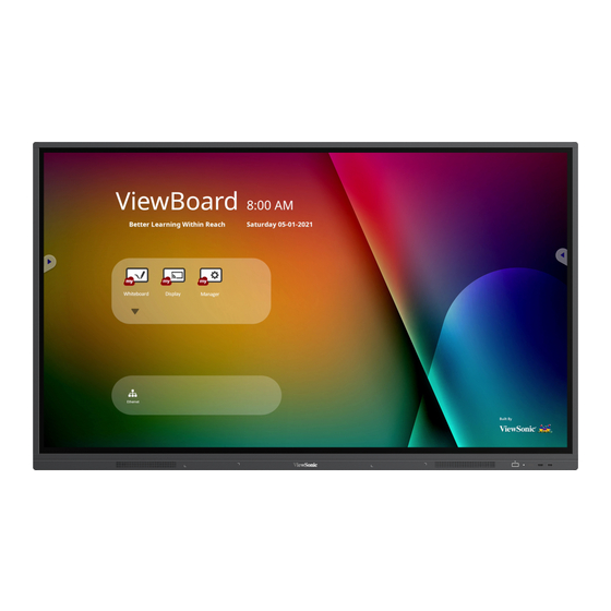 ViewSonic IFP6532-B Guia De Inicio Rapido