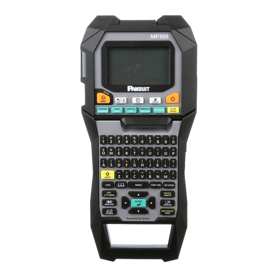 Panduit MP300 Manual Del Operador