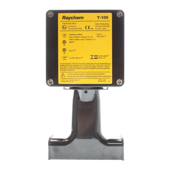 nVent RAYCHEM T-100 Manual Del Usuario