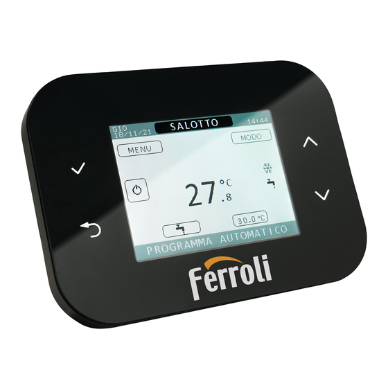Ferroli Connect CRP Manual De Instalacion Y Uso
