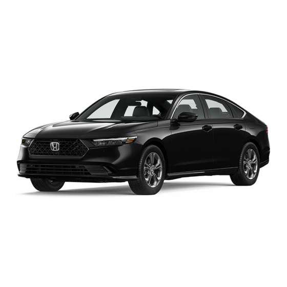 Honda ACCORD 2024 Manual Del Propietário