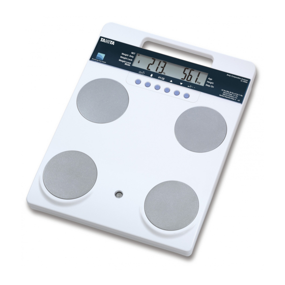 Tanita SC-240 Manual De Instrucciones