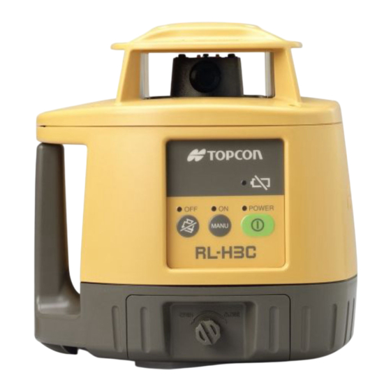 Topcon RL-H3C Manual De Instrucciones