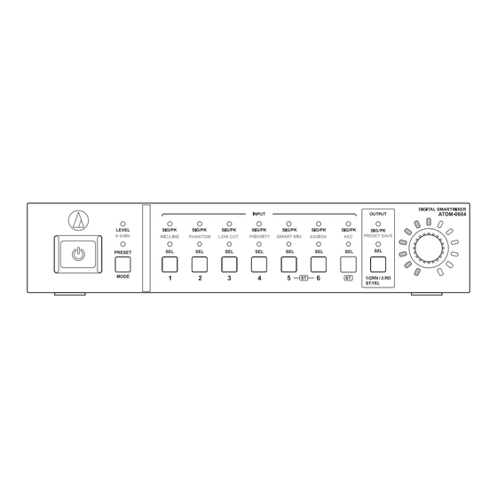 Audio-Technica ATDM-0604 Manual De Usuario
