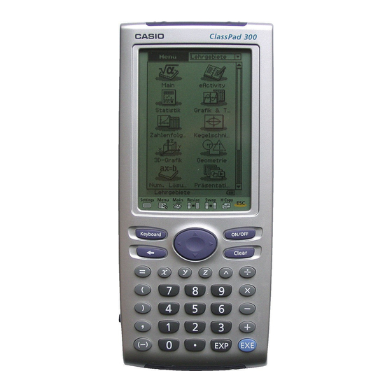 Casio ClassPad 300 Guia Del Usuario