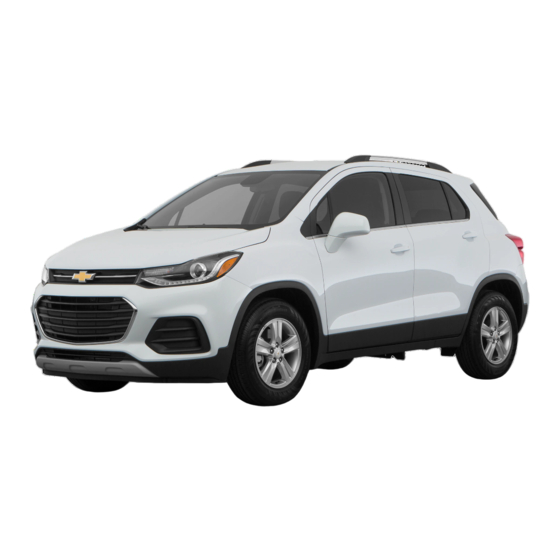 Chevrolet TRAX 2018 Manual Del Propietário