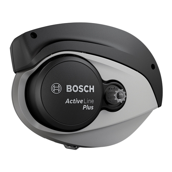 Bosch Active Line Plus Manual Original
