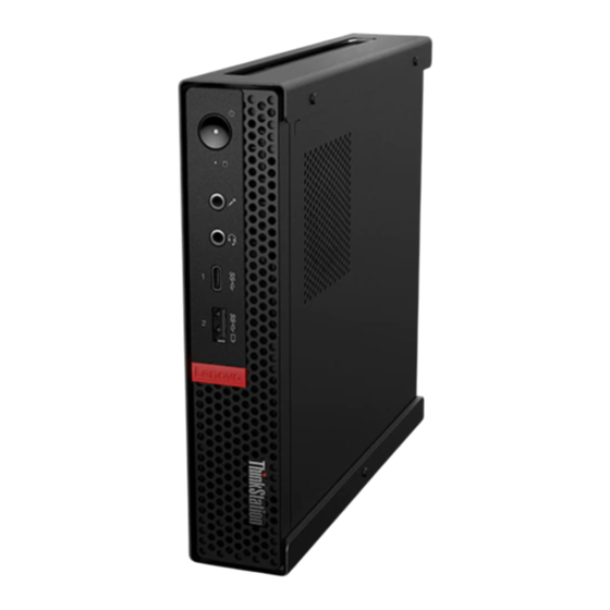 Lenovo ThinkStation P330 Tiny Guía De Configuración
