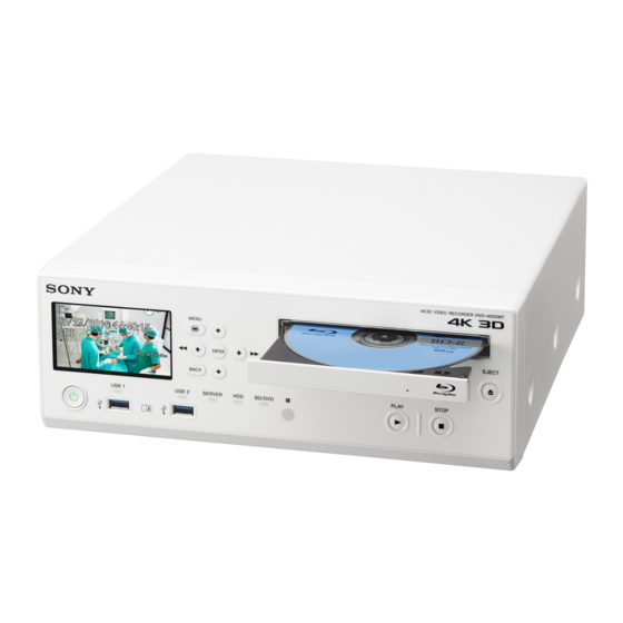 Sony HVO-4000MT Manual De Instrucciones