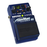 Digitech JamMan SOLO Manual De Instrucciones