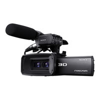 Sony nxcam HXR-NX3D1E Manual De Instrucciones