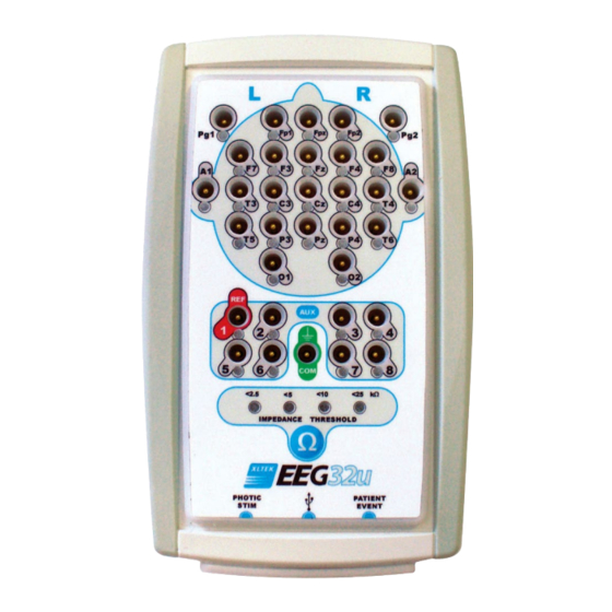 natus XLTEK EEG32U Manual Del Usuario Y De Mantenimiento