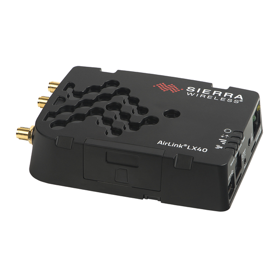 Sierra Wireless AirLink LX40 Guía De Inicio Rápida