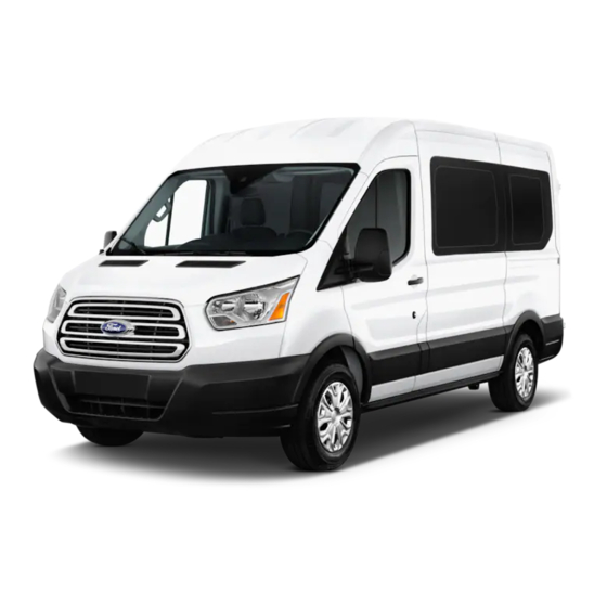 Ford TRANSIT 2015 Manual Del Propietário