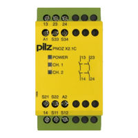 Pilz PNOZ X2.1C Instrucciones De Uso