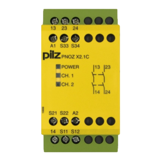 Pilz 19 918-01 Instrucciones De Uso