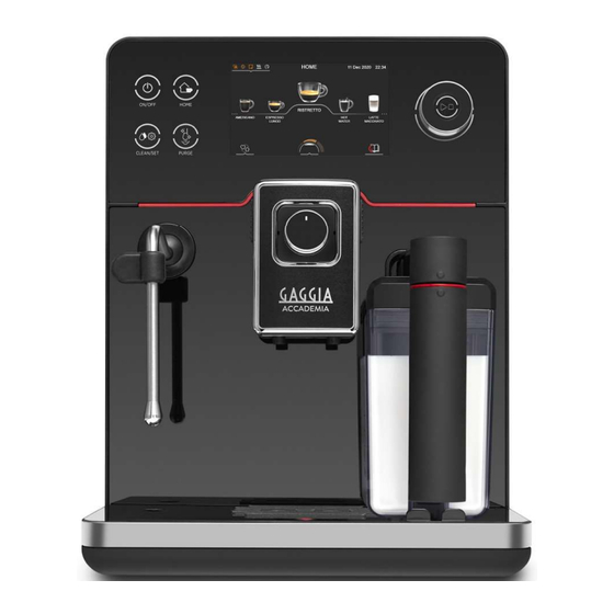 Gaggia Milano ACCADEMIA Instrucciones De Uso