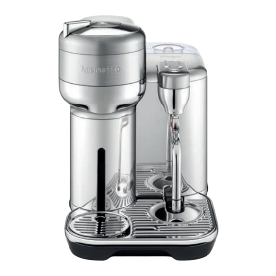 Nespresso Sage Vertuo Creatista SVE850 Manual De Usuario