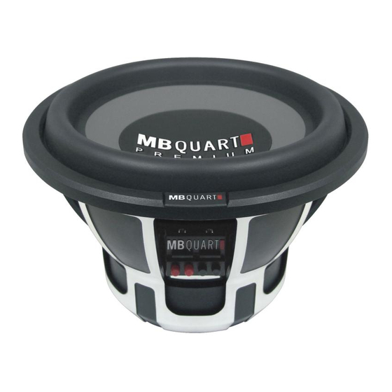 Maxxsonics MB QUART DWH 252 Instrucciones De Instalación