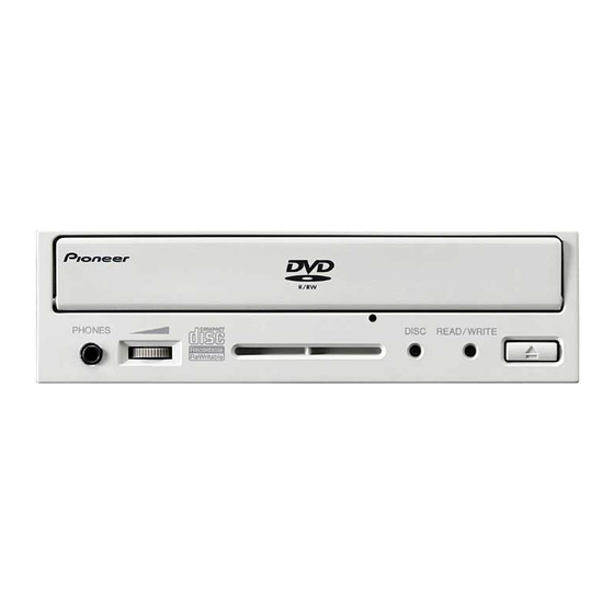 Pioneer DVR-A03 Manual Del Usuario