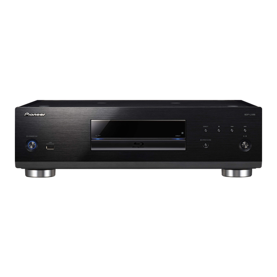Pioneer BDP-LX88-K Manual De Instrucciones